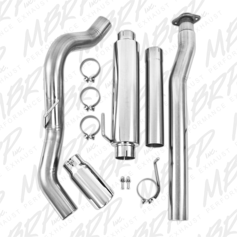 MBRP 11-13 Ford F-150 3.5L V6 EcoBoost 4in Cat Back Single Side T409 Exhaust System - S5248409