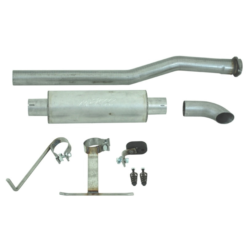 MBRP 98-11 Ford Ranger 3.0/4.0L Cat Back Single Side Turn Down Aluminized Exhaust - S5224AL