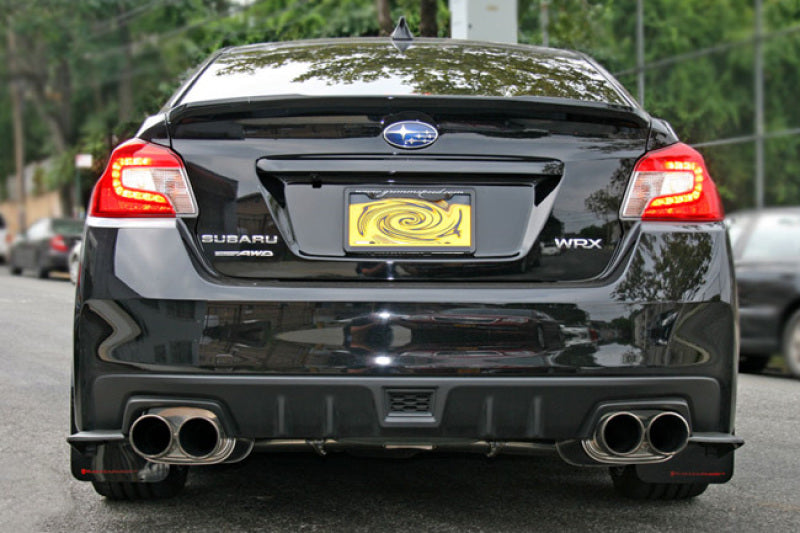 Rally Armor 15-21 Subaru WRX/STI (Sedan ONLY) Black UR Mud Flap w/ Light Blue Logo