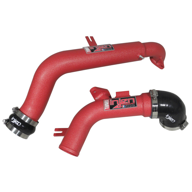 Injen 11-15 Nissan Juke 1.6L Nismo Turbo Upper Intercooler Piping Kit - Wrinkle Red - SES1900ICPWR