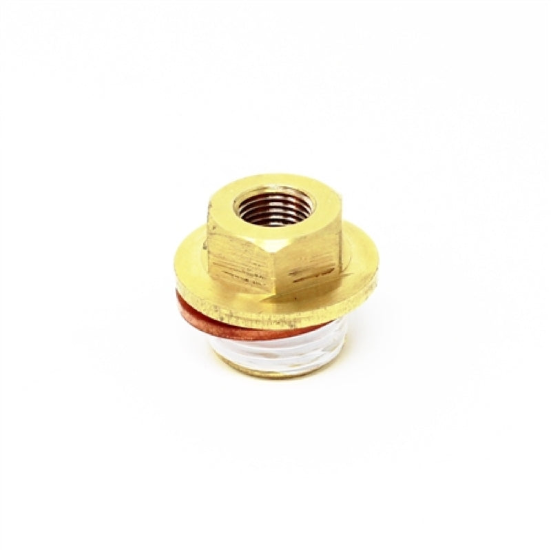 Torque Solution Oil Galley Plug: Subaru EJ20/EJ25 M18-1.5 to 1/8NPT Adapter - TS-SU-609