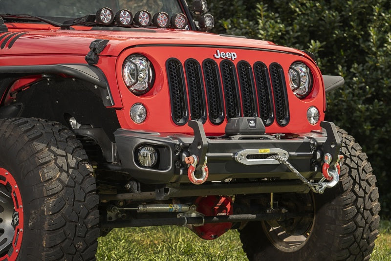 Rugged Ridge 07-18 Jeep Wrangler JK Arcus Front Bumper Set w/Tray &amp; Hooks