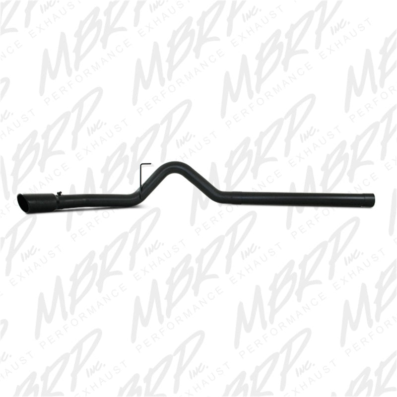 MBRP 10-12 Dodge 2500/3500 Cummins 6.7L Filter Back Single Side Black Coated Exhaust System - S6130BLK