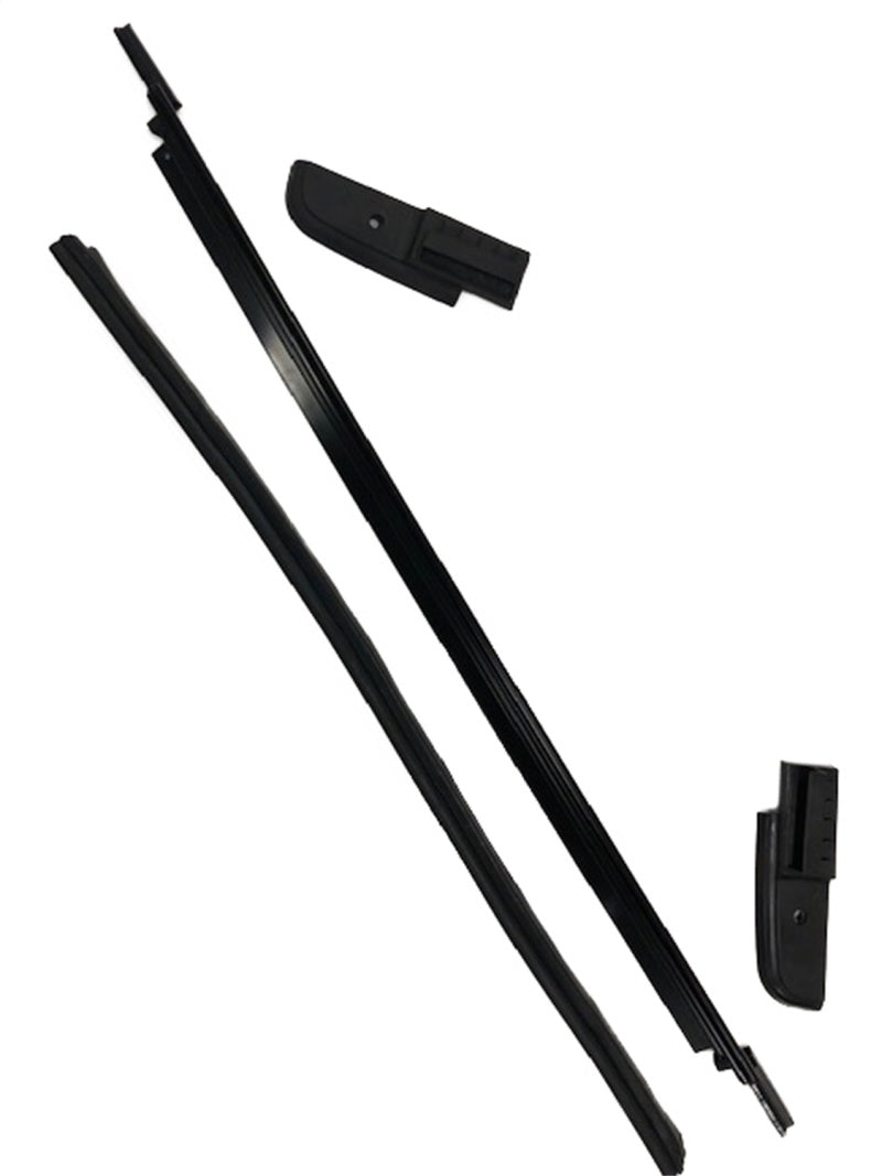 Rampage 2018+ Jeep Wrangler JL (2 &amp; 4 Door) Soft Top Tailgate Bar - Black