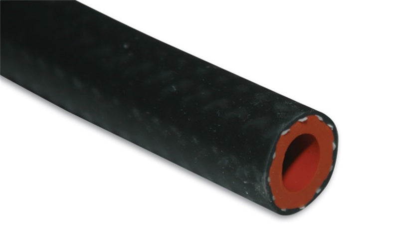 Vibrant 1/4in (6mm) I.D. x 5 ft. Silicon Heater Hose reinforced - Black - 20405