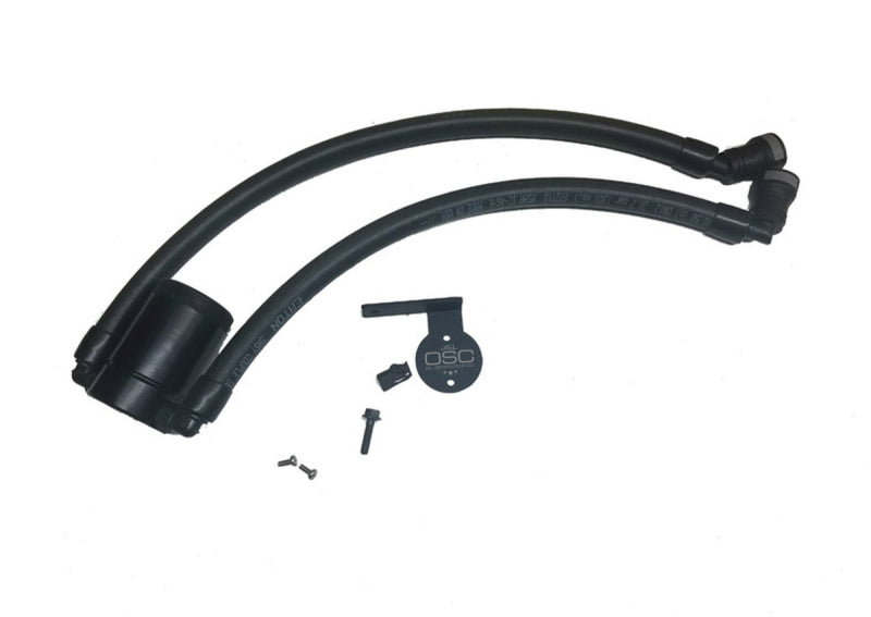 J&amp;L 11-14 Ford F-150/Ford F-150 Raptor 6.2L Passenger Side Oil Separator 3.0 - Black Anodized