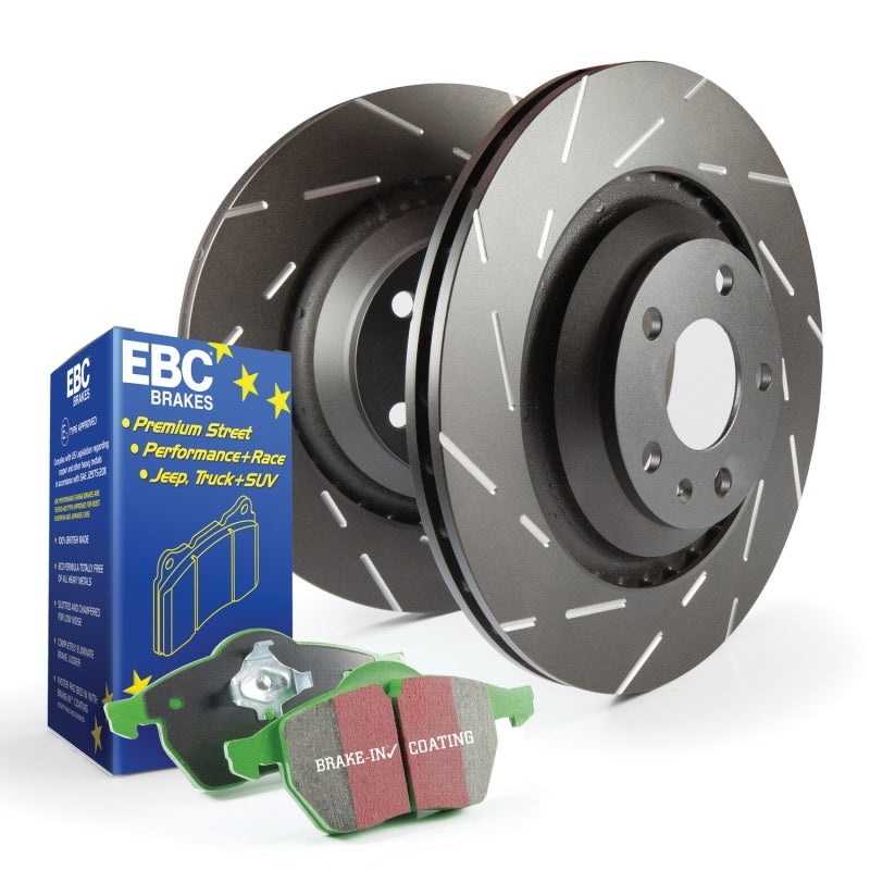 EBC S2 Kits Greenstuff Pads and USR Rotors - S2KR1286