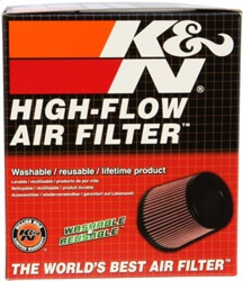 K&amp;N Filter Universal Rubber Filter-Rd Tapered 3in Flange ID x 6in Base OD x 5in Top OD x 5.563in H