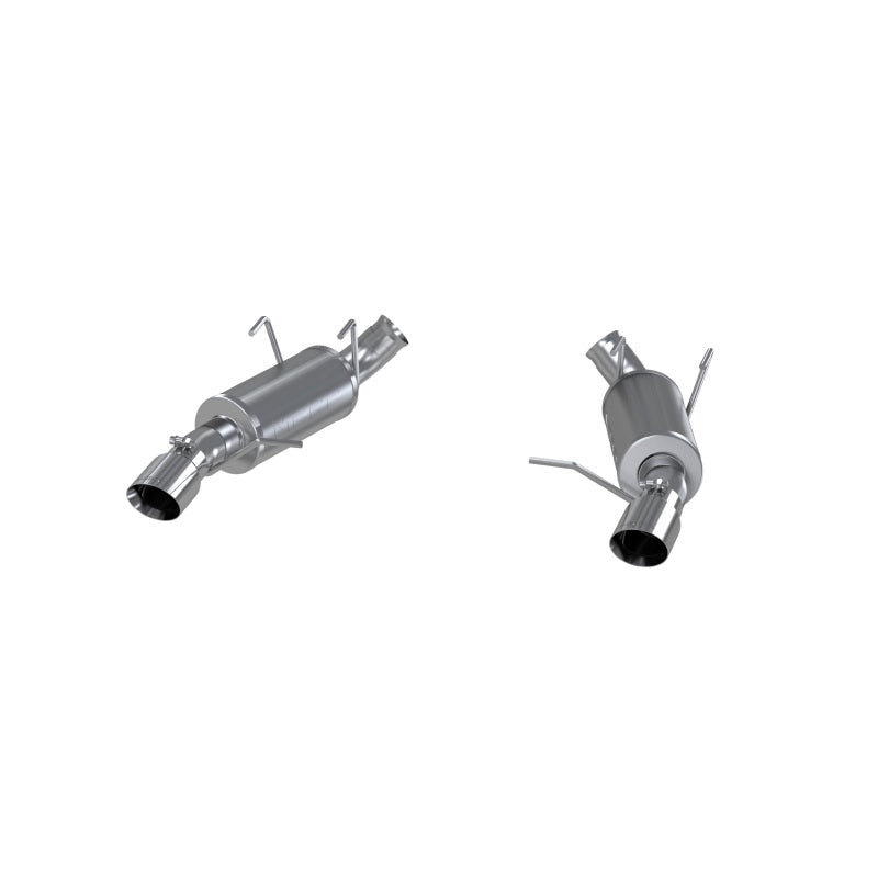 MBRP 11-14 Ford Mustang GT 5.0 3in Dual Muffler Axle Back Split Rear Alum Exhaust System - S7225AL