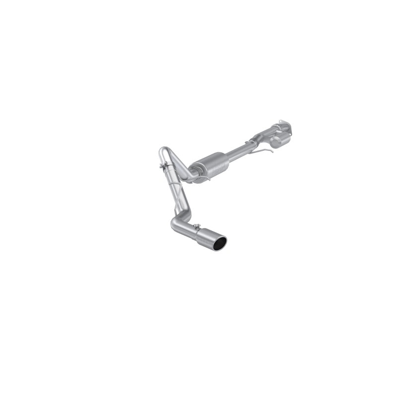 MBRP 19-24 GM 1500 Silverado/Sierra 2.7L Alum. Steel 3 Cat-Back w/ Single Side 4in Single Wall Tip - S5019AL