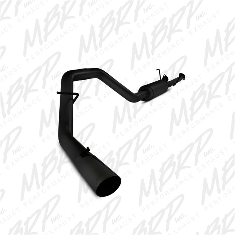 MBRP 2009-2014 Toyota Tundra 5.7L EC-Std. &amp; SB/CC-SB 3in Cat-Back Single Side AL - Black - S5314BLK