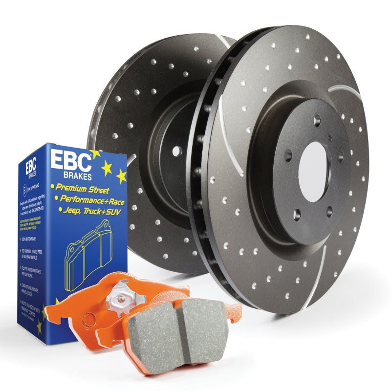 EBC S8 Kits Orangestuff Pads and GD Rotors - S8KF1083