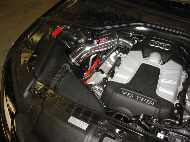 Injen 12-18 Audi A7 3.0L Supercharged Polished Short Ram Intake w/ MRI Tech &amp; Air Horn - SP3085P