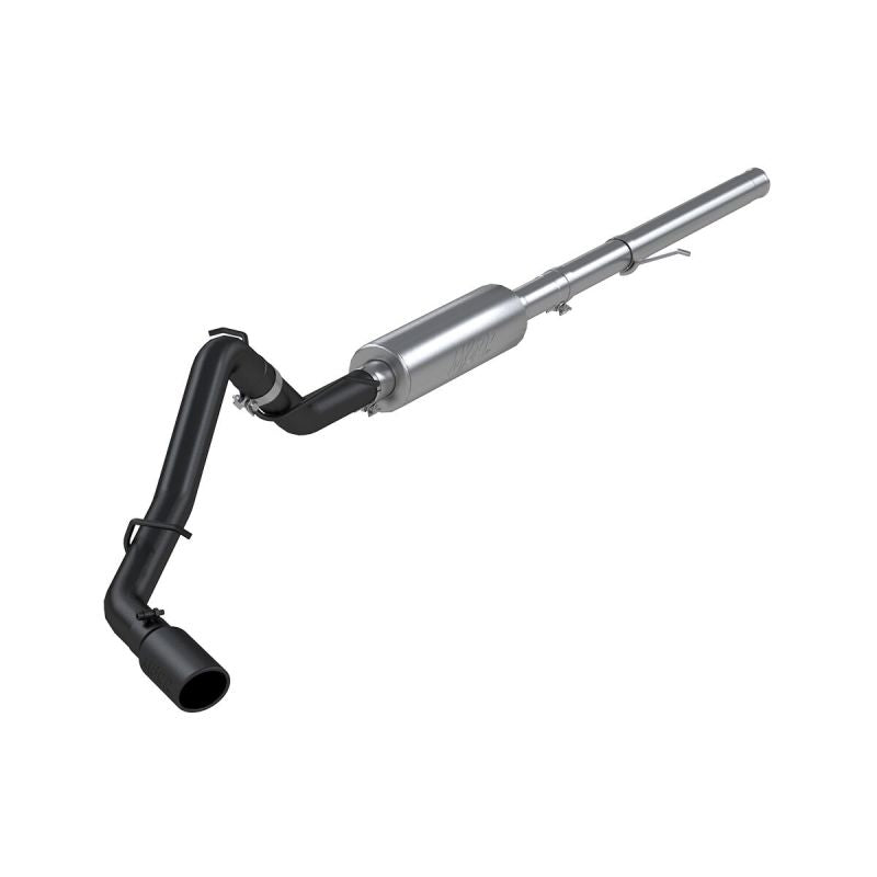 MBRP 14-17 Chevrolet Silverado 1500 4.3/5.3L 3in Cat Back Single Side Exit Black Exhaust - S5080BLK