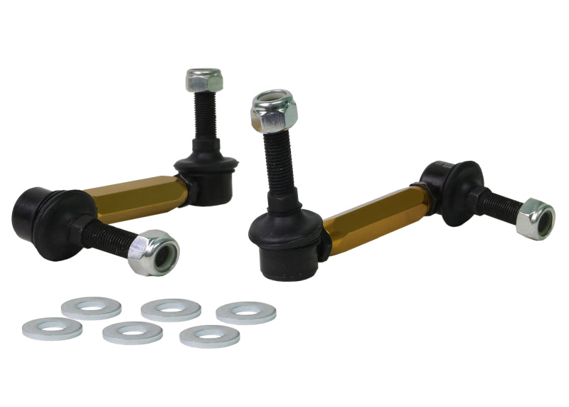 Whiteline 06-09 Toyota FJ Cruiser GSJ10 / 09+ GSJ15 Front Adjustable Heavy Duty Sway Bar Link Kit - KLC220