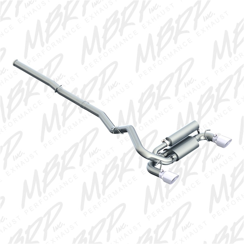 MBRP 2016+ Ford Focus RS 3in Aluminized Dual Outlet Cat-Back Exhaust - S4203AL