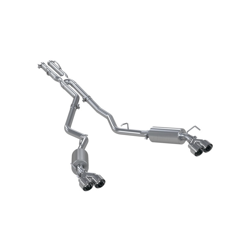 MBRP 20-21 Ford Explorer ST 3.0L Ecoboost SS 2.5in Dual Rear Exit w/ Quad Tips - AL - S5205AL