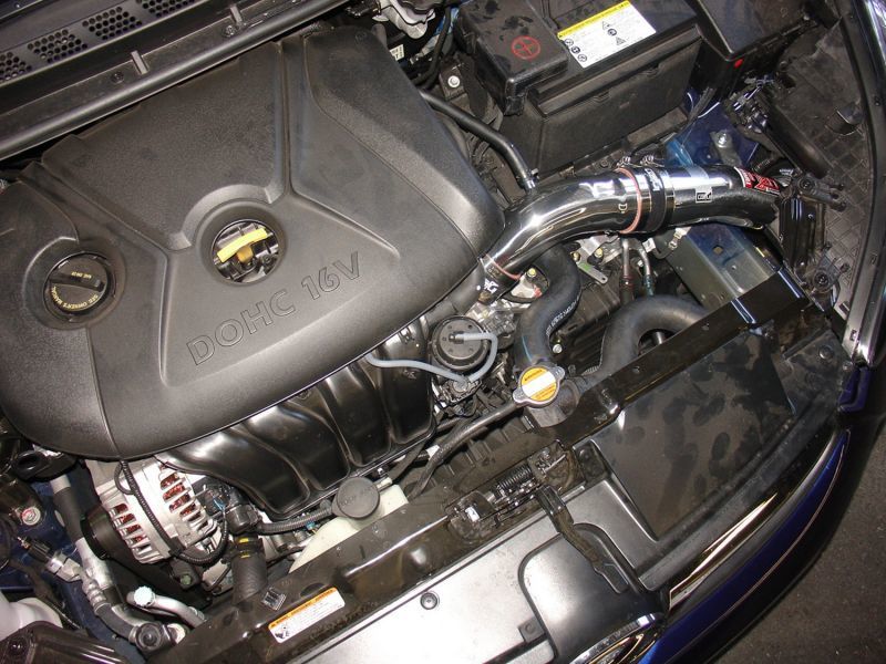 Injen 11-12 Hyundai Elantra 1.8L 4cyl Polished Tuned C/A Intake w/MR Tech &amp; Web Nano-Fiber Filter - SP1360P