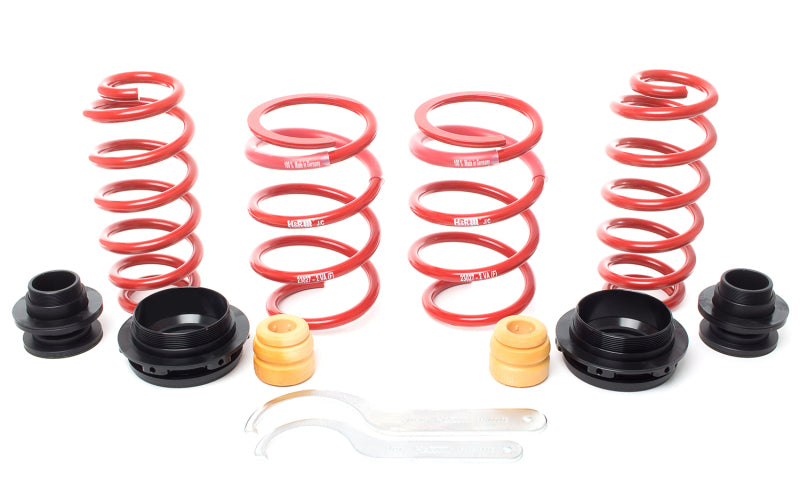 H&amp;R 21-22 Audi S3 (AWD) Typ 8Y / 2022 VW Golf R MK8 VTF Adj. Lowering Springs (w/ Sport Sus.) w/D - 23027-2