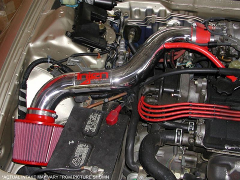 Injen 90-93 Acura Integra L4 1.8L Black IS Short Ram Cold Air Intake - IS1400BLK