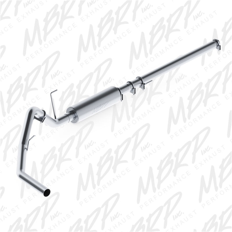 MBRP 2004-2008 Ford F150 EC/CC-SB 3in Cat Back Single Side AL P Series Exhaust - S5200P