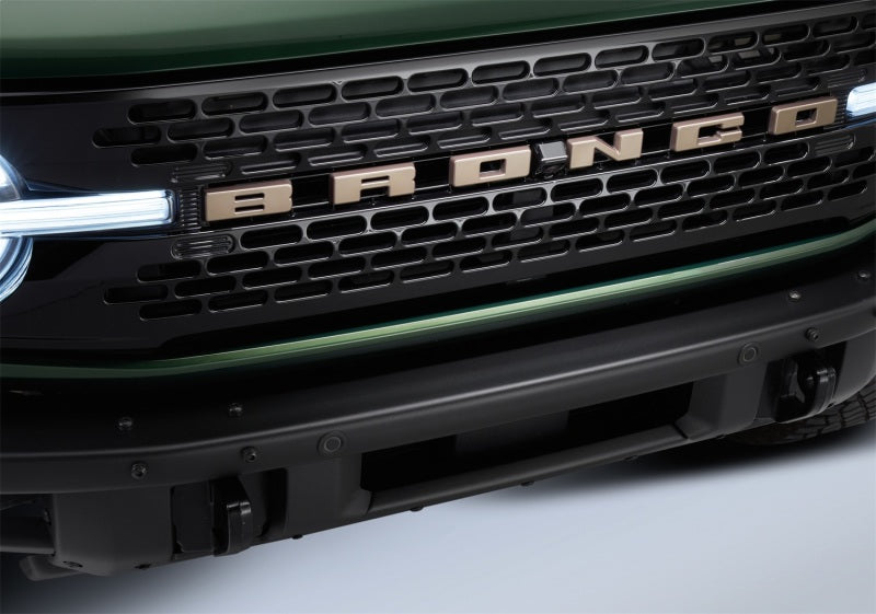 Ford Racing 2021+ Bronco Grille Lettering Overlay Kit - Bronze - M-1447-BLBR