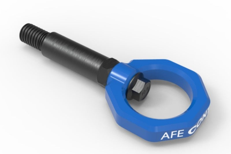 aFe Control Front Tow Hook Blue BMW F/G-Chassis 2/3/4/M