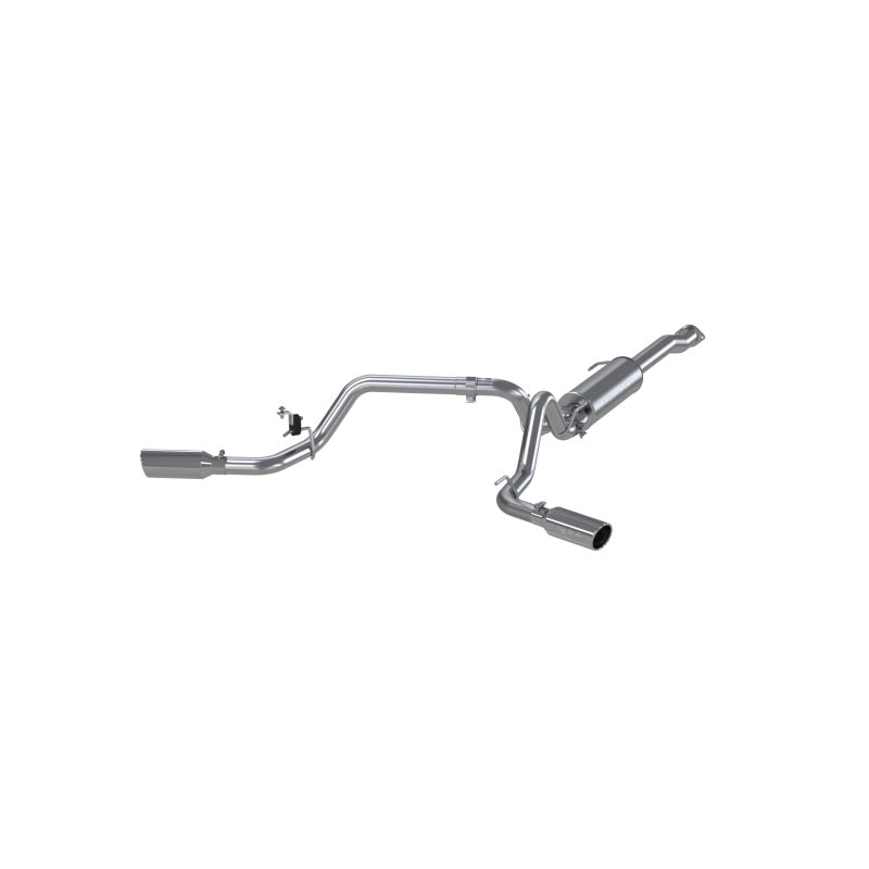 MBRP 2016 Toyota Tacoma 3.5L EC/CC Cat Back Dual Split Exit Alum Exhaust - S5340AL