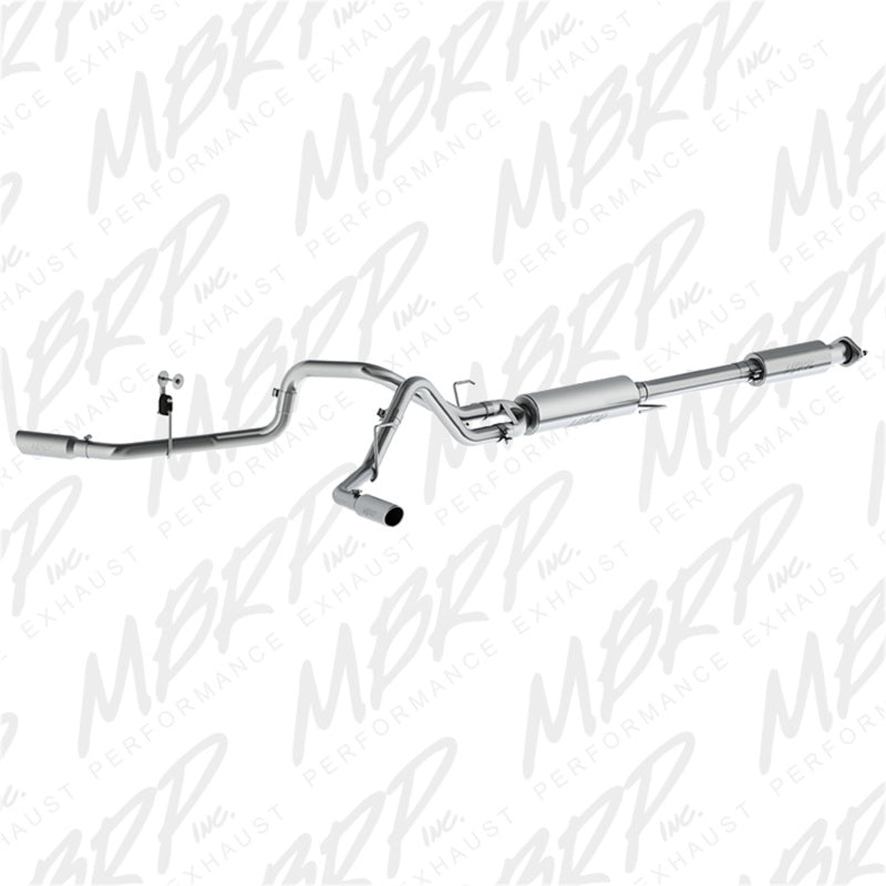 MBRP 2015 Ford F-150 5.0L 3in Cat Back Dual Split Side Exit AL Exhaust System - S5257AL