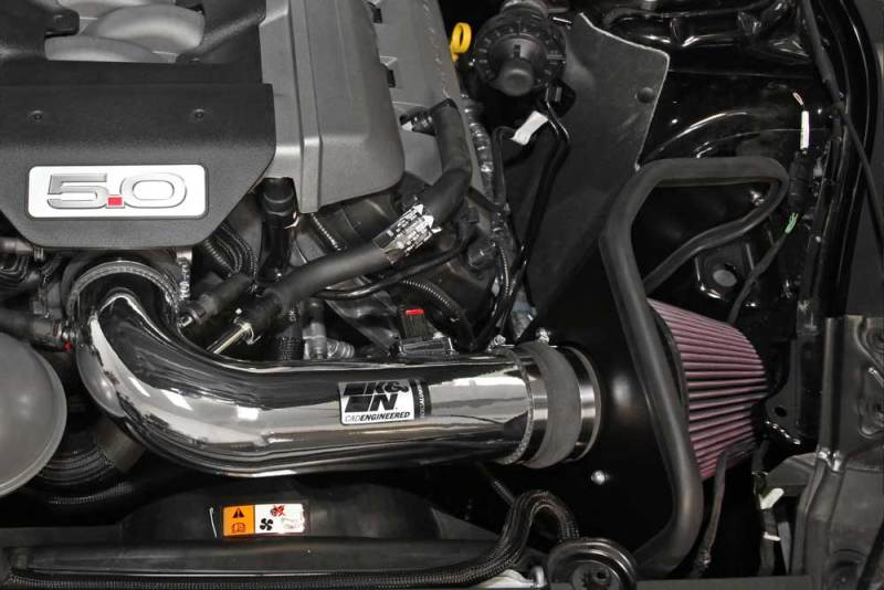 K&amp;N 2015 Ford Mustang GT 5.0L V8 Typhoon Intake Kit