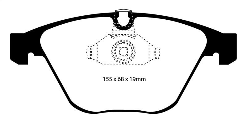 EBC 08-10 BMW M3 4.0 (E90) Yellowstuff Front Brake Pads - DP41449R