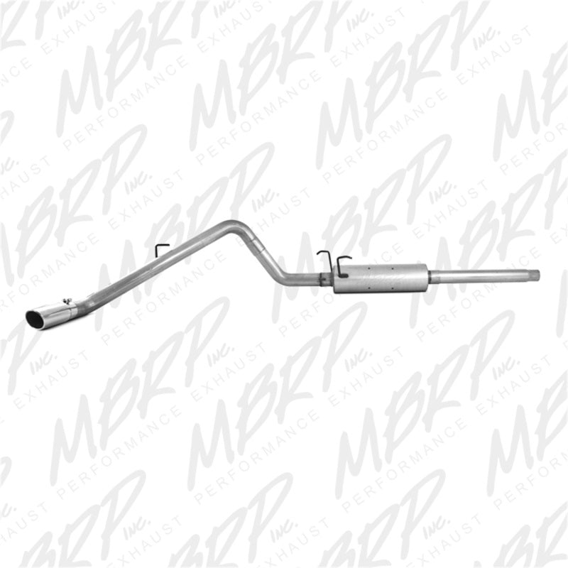 MBRP 2004-2005 Dodge Ram Hemi 1500 5.7L SC/CC-SB Cat Back Single Side - S5104AL