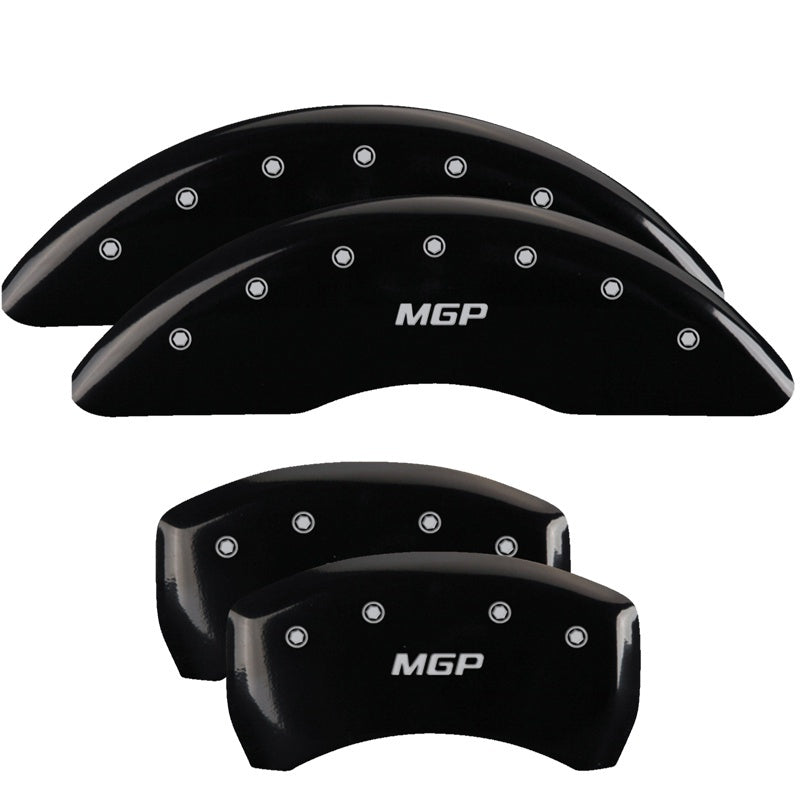 MGP 4 Caliper Covers Engraved Front 2015/Mustang Engraved Rear 2015/Bar &amp; Pony ylw finish black ch