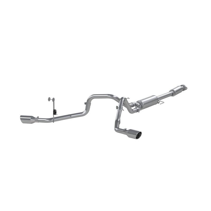 MBRP 2021+ Ford F-150 5.0L/3.5L/ 2.7L Ecoboost 3in Cat Back 2.5in Dual Split Exit T409 Exhaust - S5213409