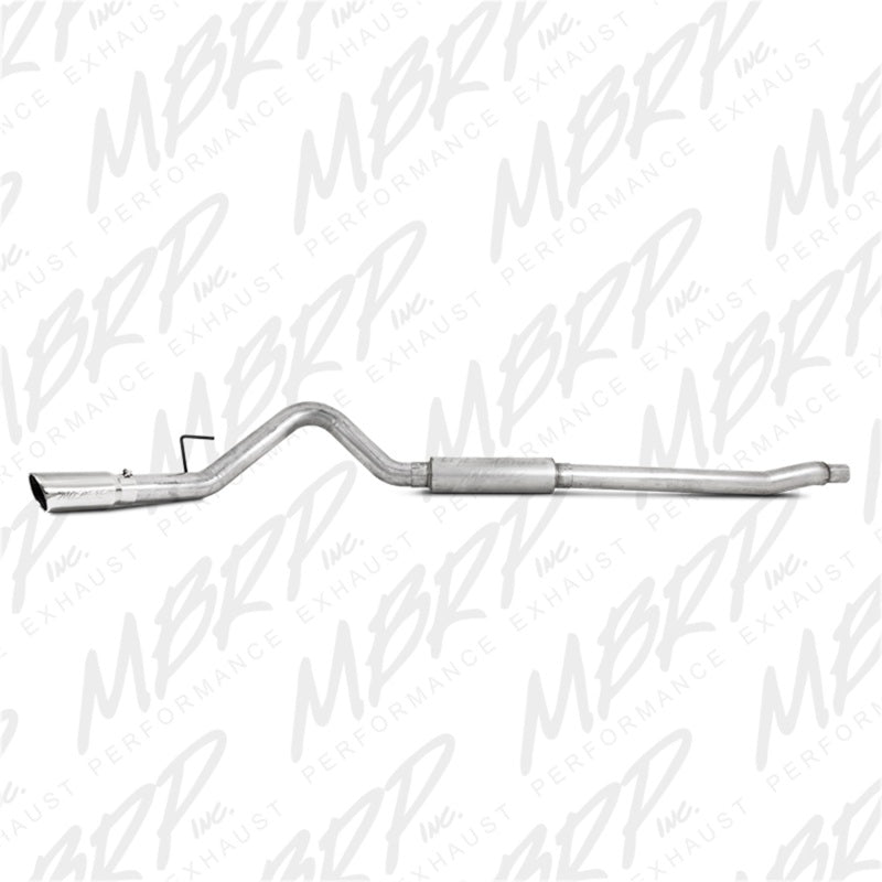 MBRP 11-13 Ford F-250/350/450 6.2L V8 Gas 4in Cat Back Single Side Alum Exhaust System - S5246AL