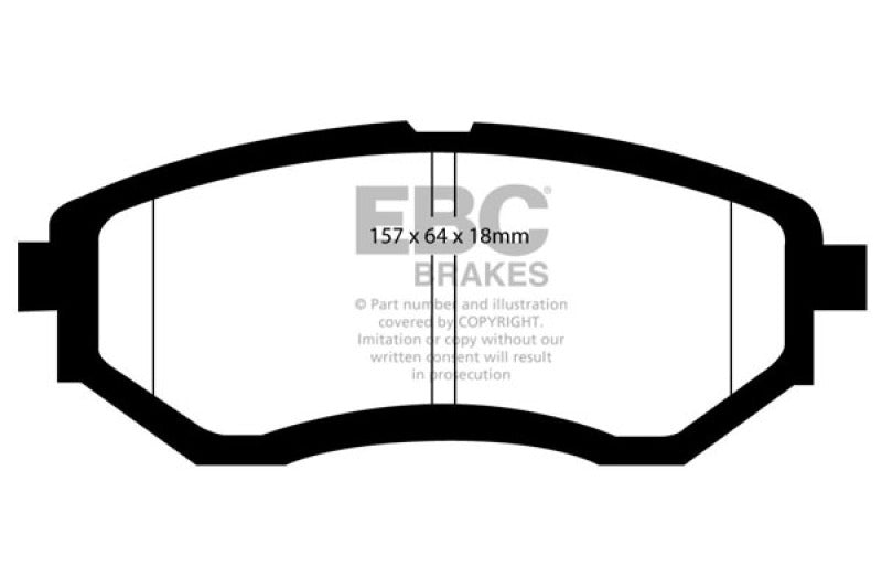 EBC 15-21 Subaru WRX 2.5L (Excl 2022 Models) Bluestuff Front Brake Pads - DP51583NDX