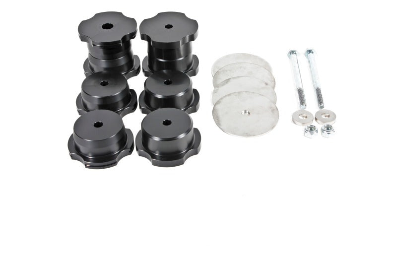 BMR 16-17 6th Gen Camaro Rear Cradle Bushing Kit (Delrin) - Black - BK062