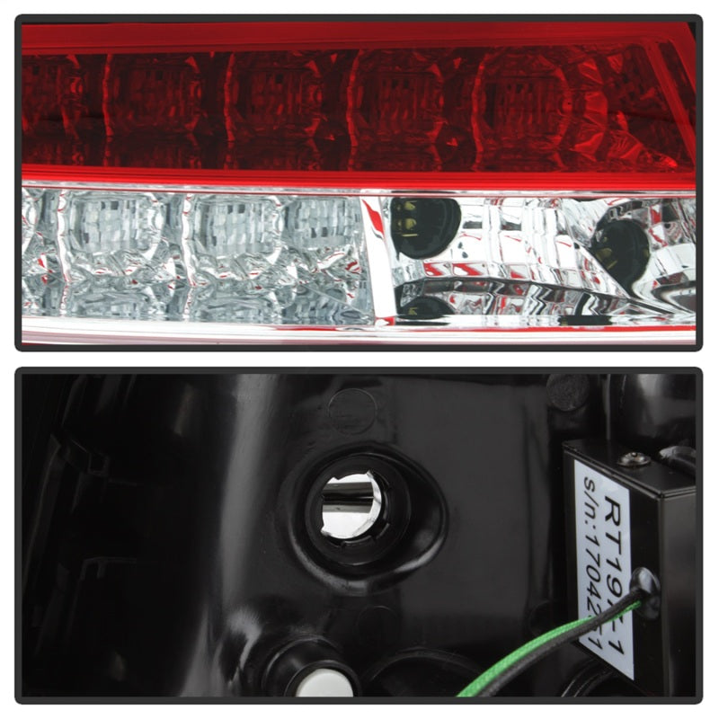 Spyder 09-11 Audi A6 LED Tail Lights - Red Clear (ALT-YD-AA609-LED-RC)