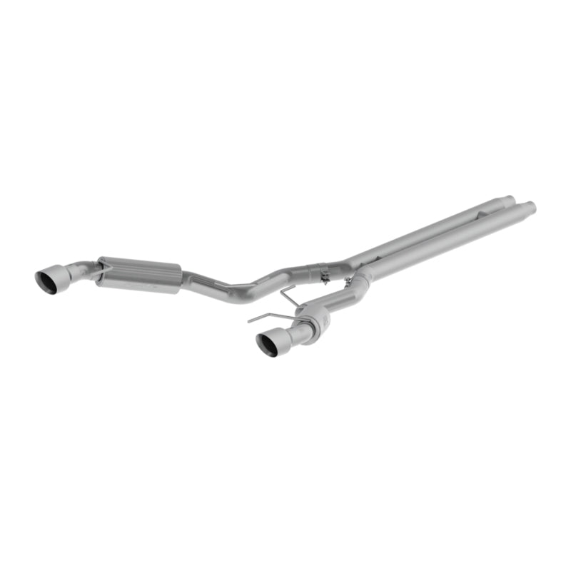 MBRP 15-17 Ford Mustang GT 5.0 3in Cat Back Dual Split Rear Race Version 4.5in Tips - Aluminized - S7278AL