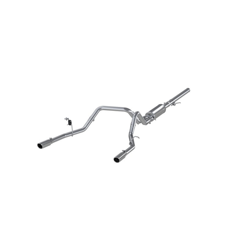 MBRP 14 Chevy/GMC 1500 Silverado/Sierra 4.3L V6/5.3L V8 Dual Split Rear Alum 3in Cat Back Exhaust - S5084AL