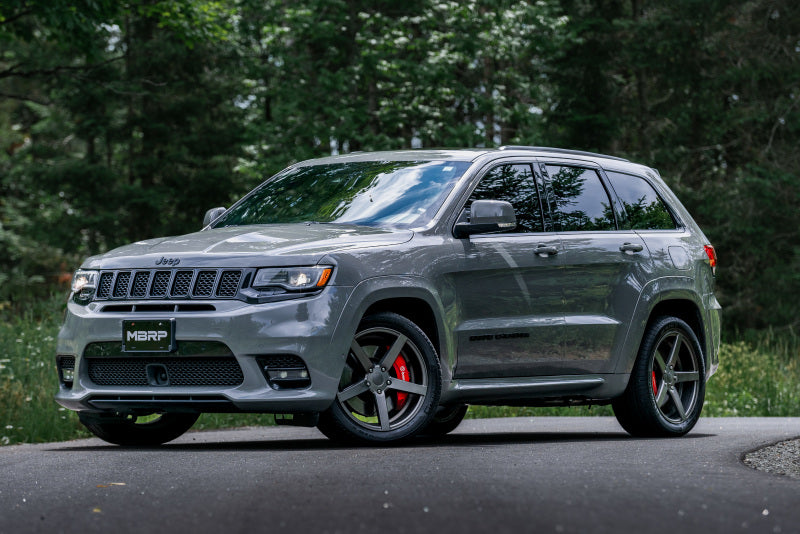 MBRP 2012+ Jeep Grand Cherokee SRT 6.4L 3in Dual Rear Exit T304SS Catback Exhaust - CF Tips - S55253CF