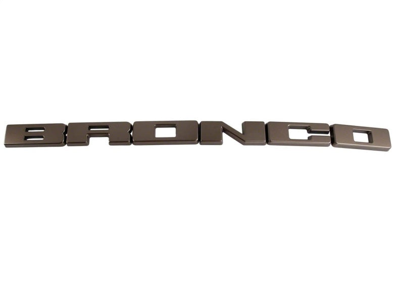 Ford Racing 2021+ Bronco Grille Lettering Overlay Kit - Bronze - M-1447-BLBR