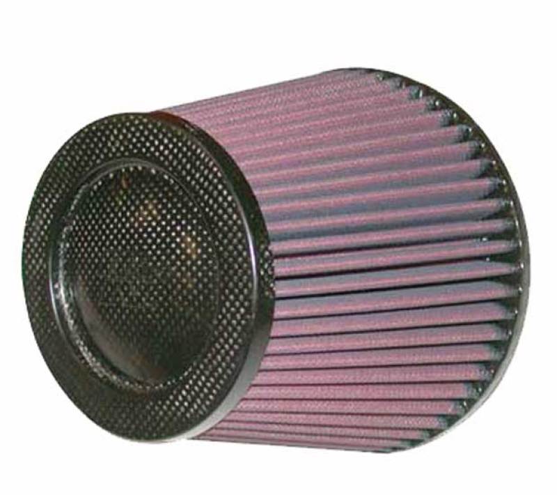 K&amp;N Cone Filter 5in ID 6.5in base 4.5in top 5.625in height carbon fiber look