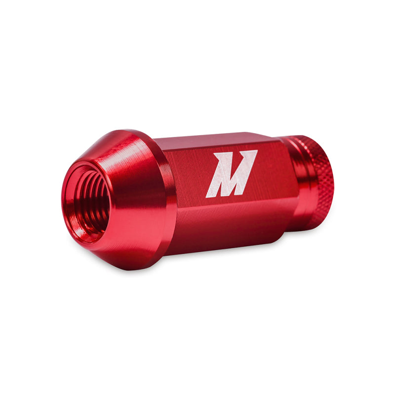 Mishimoto Aluminum Locking Lug Nuts M12x1.5 27pc Set Red - MMLG-15-27LRD