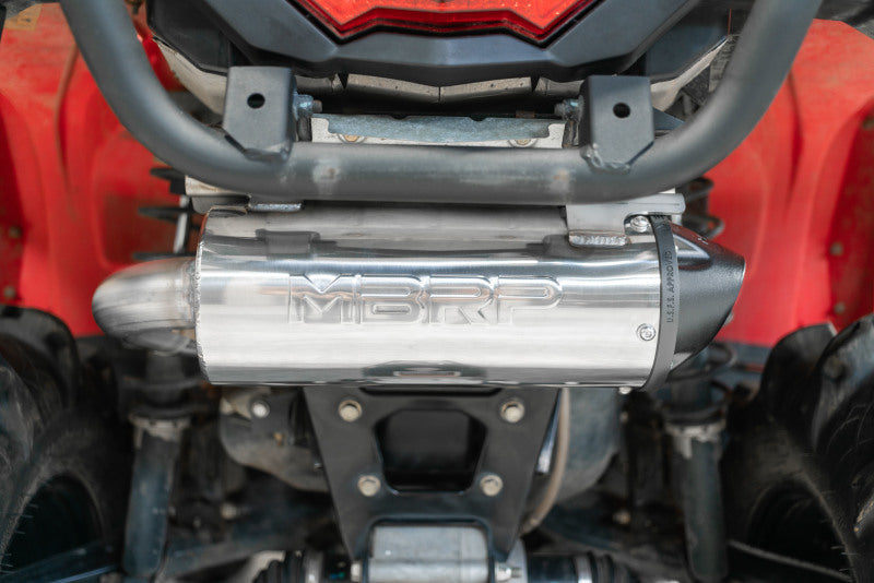 MBRP 15-Up Can-Am OUtlander 450/500/570 US Market Only 5in Performance Series T304 Slip-on Exhaust - AT-9214PT