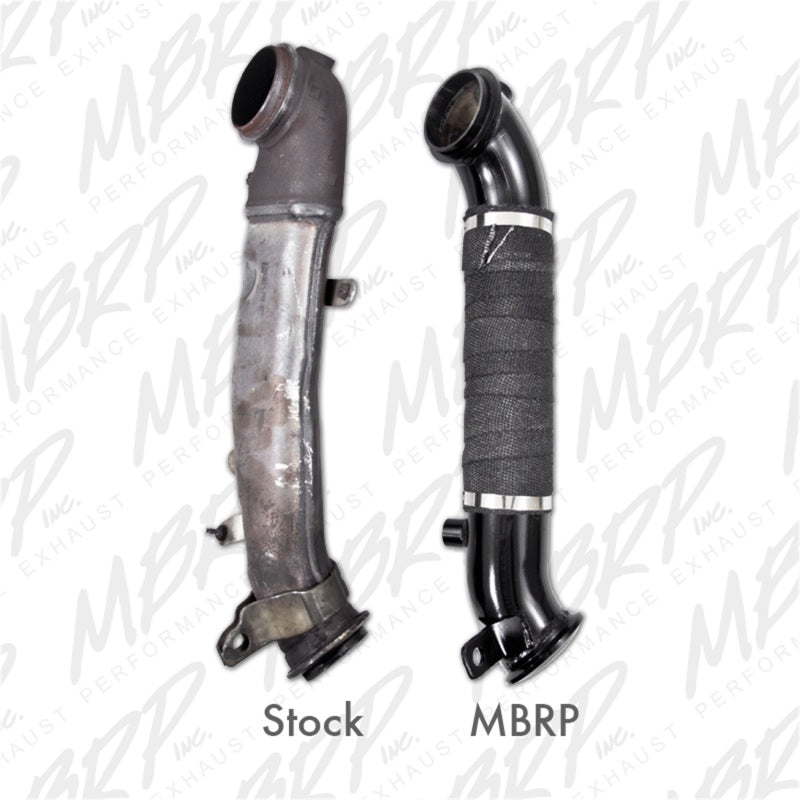 MBRP 11-13 Chev/GMC 6.6L Duramax 3in Turbo Down Pipe Black - GM8427