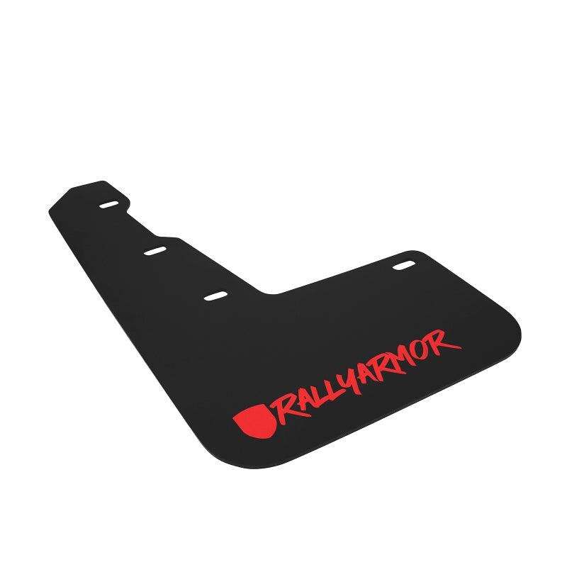 Rally Armor 15-21 Subaru WRX/STI (Sedan ONLY) Black UR Mud Flap w/ Red Altered Font Logo