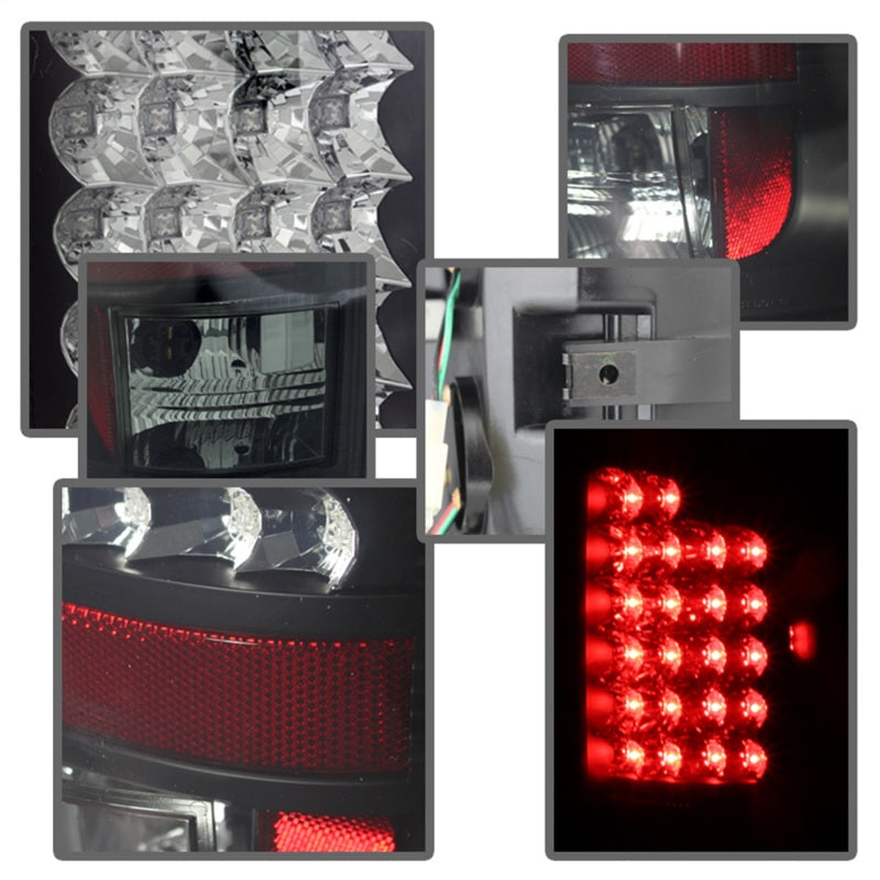 Spyder Dodge Ram 02-06 1500/Ram 2500/3500 03-06 LED Tail Light Black Smoke ALT-YD-DRAM02-LED-BSM