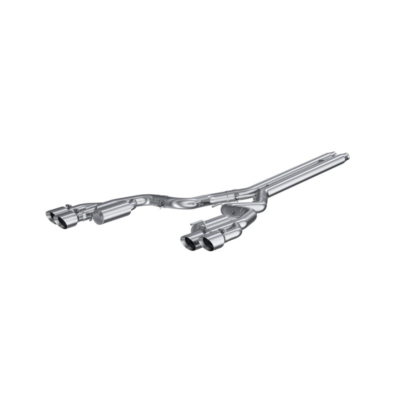 MBRP 18-19 Ford Mustang GT 5.0 3in Cat Back Quad Tip Race Version - T304 - S7207304