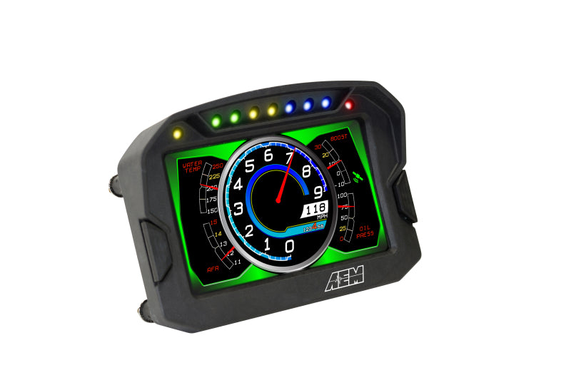 AEM CD-5LG Carbon Logging Digital Dash Display w/ Internal 10Hz GPS &amp; Antenna